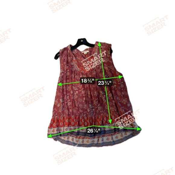 beachlunchlounge Floral Sleeveless Boho Blouse - Picture 4 of 4